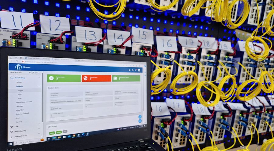 Industrial digital playground network replication setup